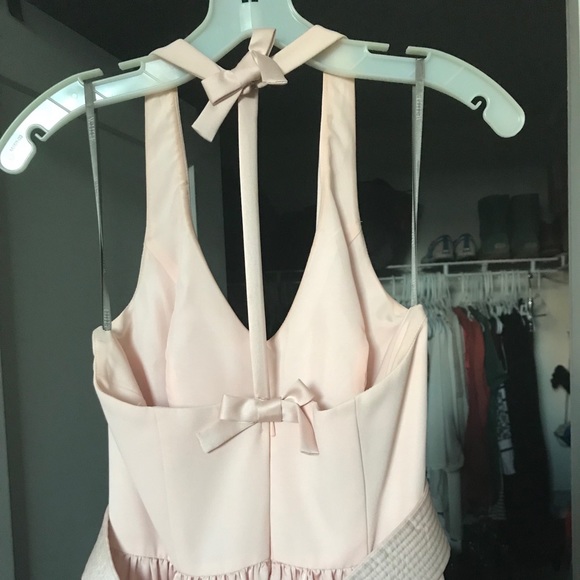 Blush bridesmaid gown - Picture 5 of 8